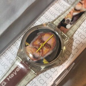 RARE & VINTAGE “HAYEK” PUZZLE MOTION SWATCH WATCH